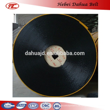 DHT-115 fire resistant rubber belt/roller conveyor system